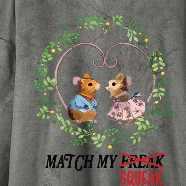 Match My Squeak Hooded Wearable Blanket