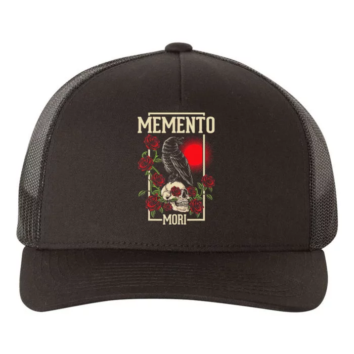 Memento Mori Stoicism Philosophy Stoic Philosopher Quote Yupoong Adult 5-Panel Trucker Hat