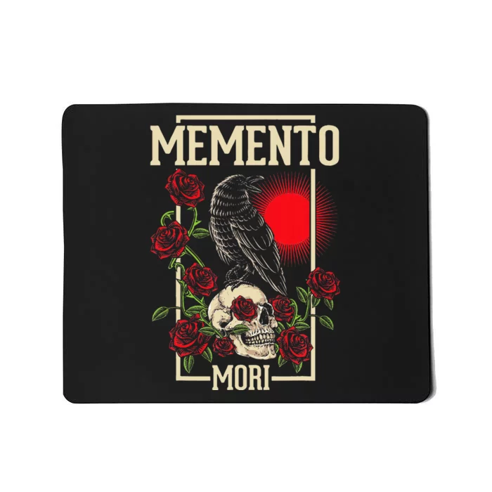 Memento Mori Stoicism Philosophy Stoic Philosopher Quote Mousepad