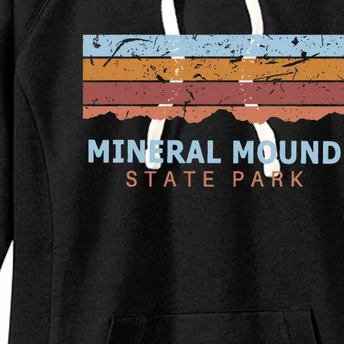 Mineral Mound State Park Kentucky Retro Cool Women's Fleece Hoodie