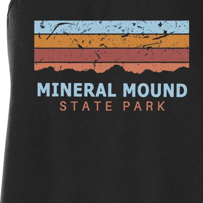 Mineral Mound State Park Kentucky Retro Cool Women's Racerback Tank