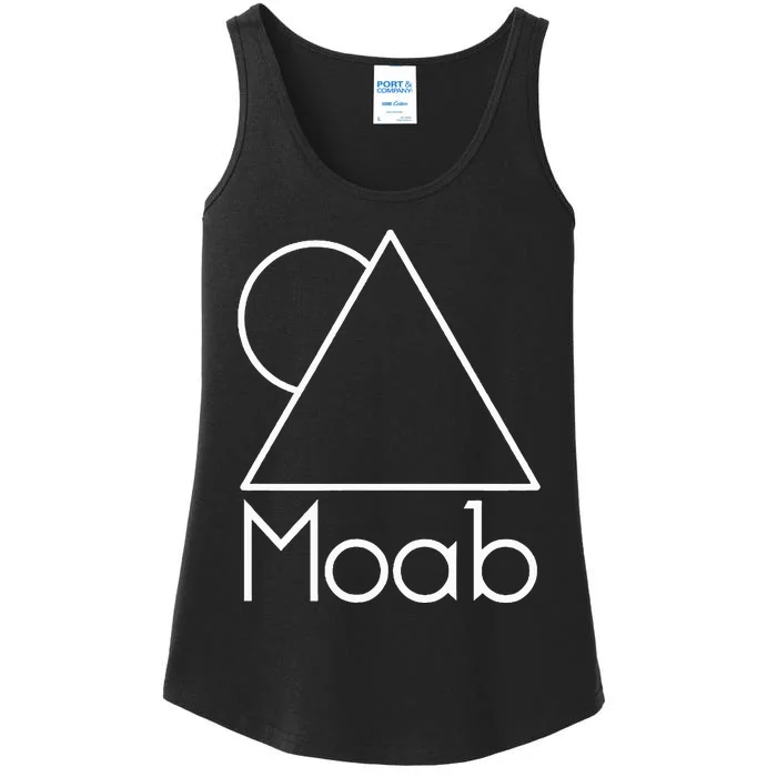 Minimal Mountain & Sun Moab Utah Ladies Essential Tank