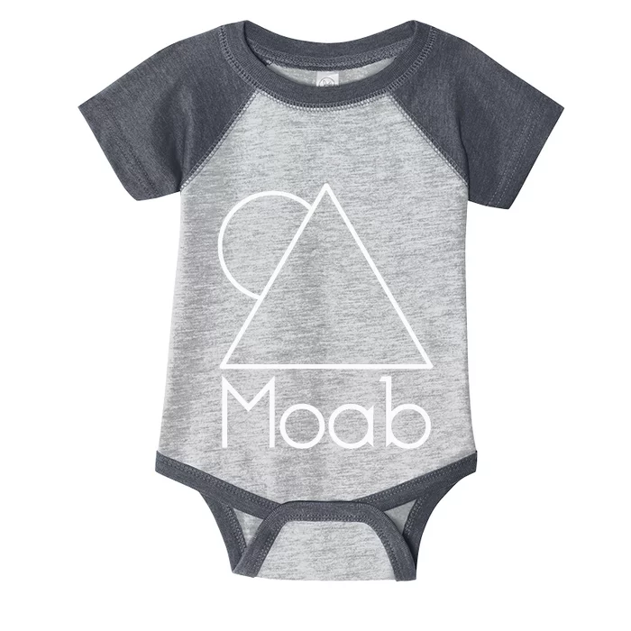 Minimal Mountain & Sun Moab Utah Infant Baby Jersey Bodysuit