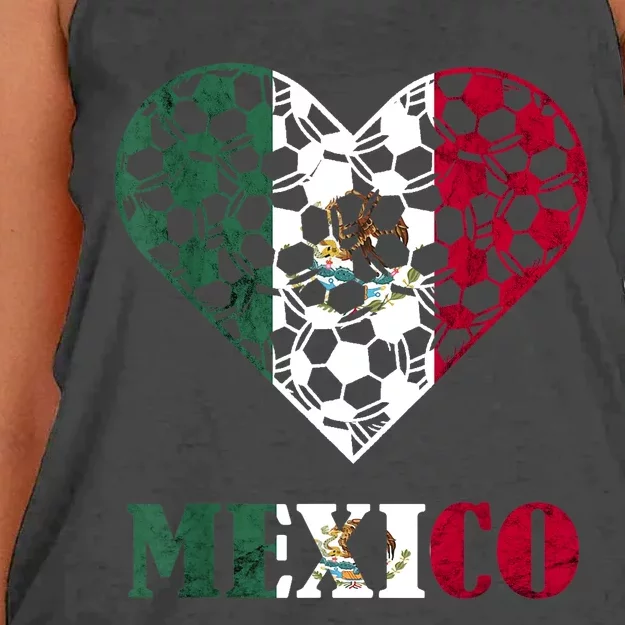 Mexico Mexican Soccer Team Mexican Pride Mexico Soccer Women's Knotted Racerback Tank