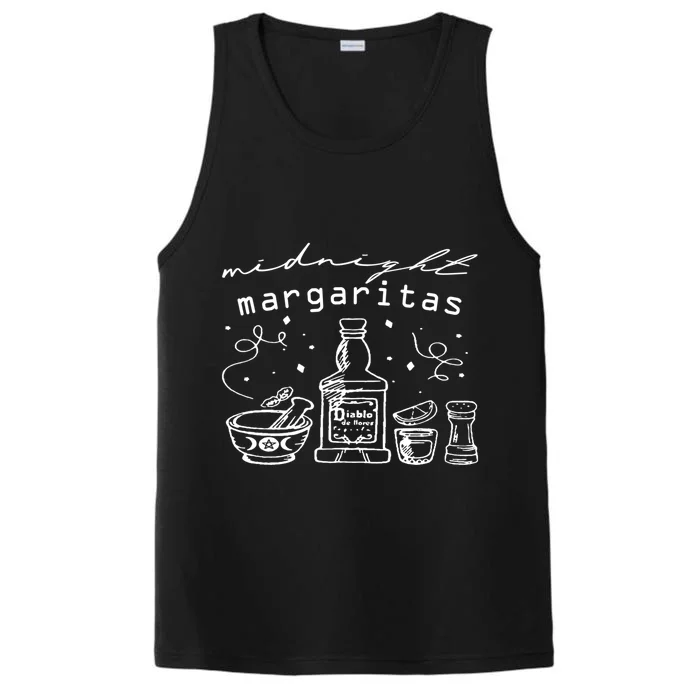 Midnight Margaritas Society Practical Magic Outfits Cute Gift Performance Tank