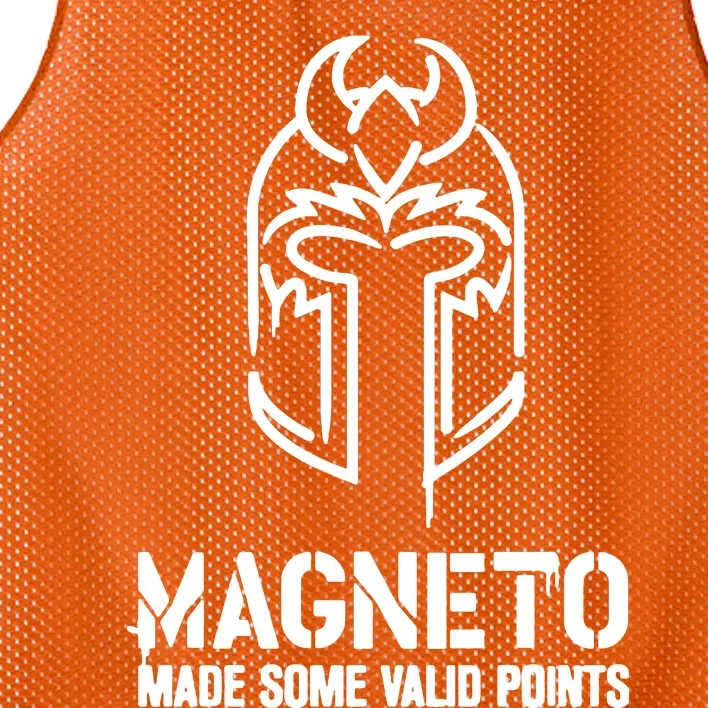 Magneto Made Some Vaild Points Mesh Reversible Basketball Jersey Tank