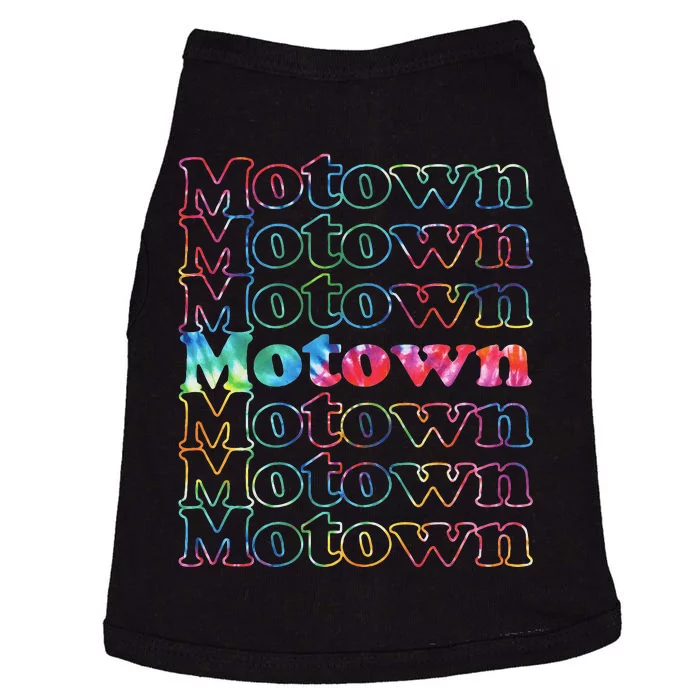 Motown Music Tie Dye Doggie Tank