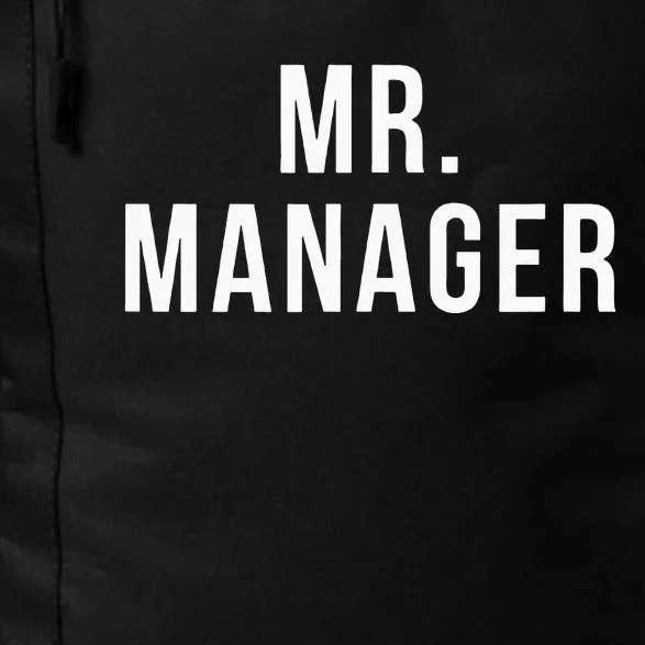 Mr. Manager Television TV Movie Reference Daily Commute Backpack