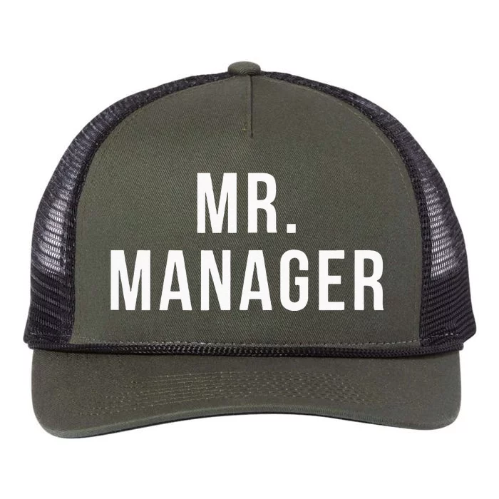 Mr. Manager Television TV Movie Reference Retro Rope Trucker Hat Cap