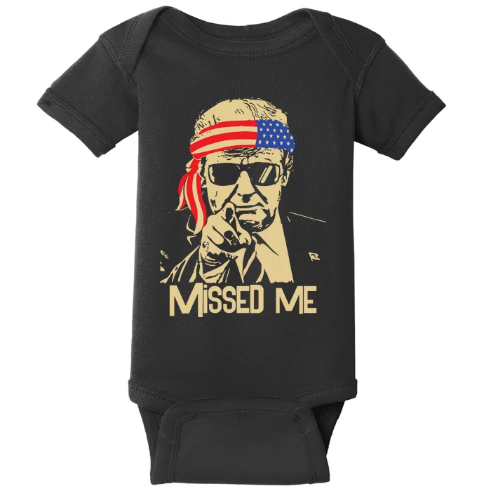 Missed Me Trump President 2024 Baby Bodysuit