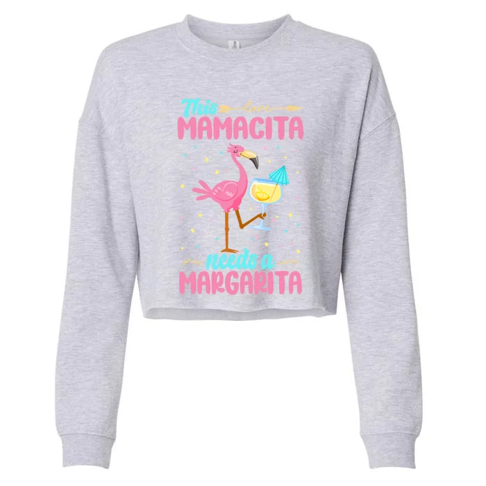 Mamacita Margarita Tank Mamacita Needs A Margarita Gift Cropped Pullover Crew