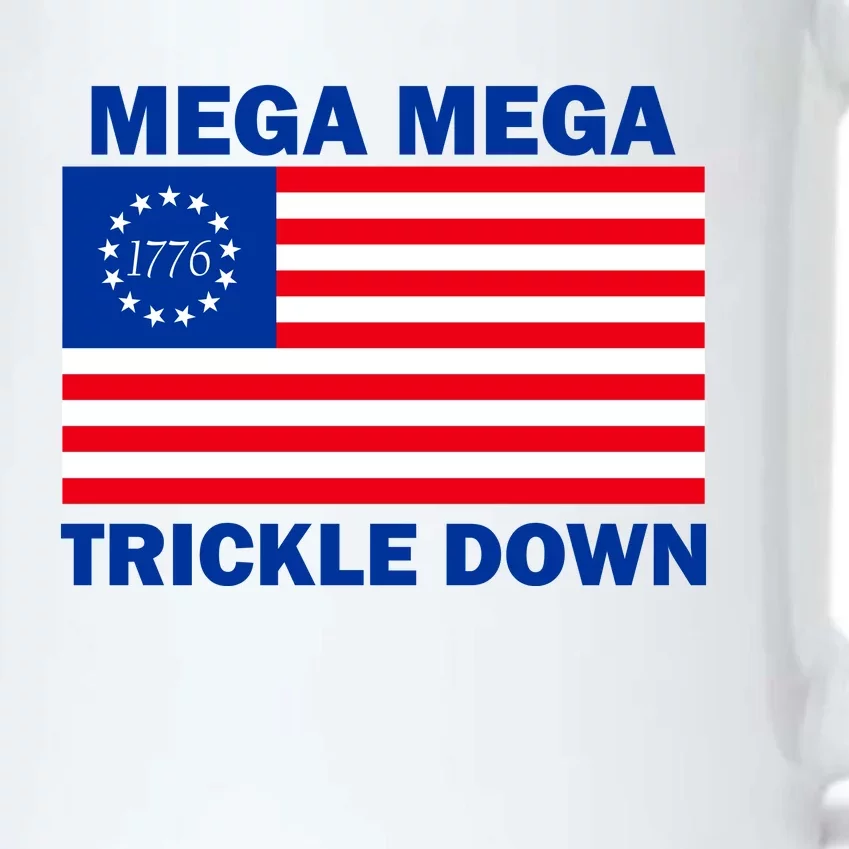 Mega Mega Trickle Down USA 1776 Flag Patriot Black Color Changing Mug