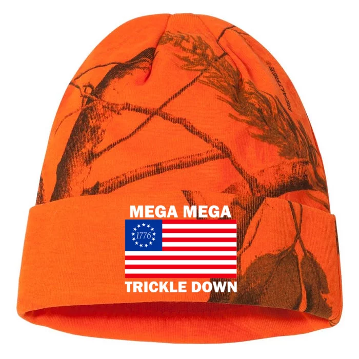 Mega Mega Trickle Down USA 1776 Flag Patriot Kati - 12in Camo Beanie