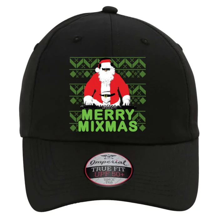 Merry Mixmas To The Dj Santa Father Christmas Funny Gift The Original Performance Cap