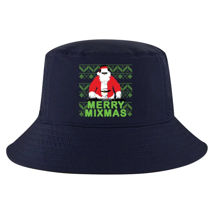 Merry Mixmas To The Dj Santa Father Christmas Funny Gift Cool Comfort Performance Bucket Hat