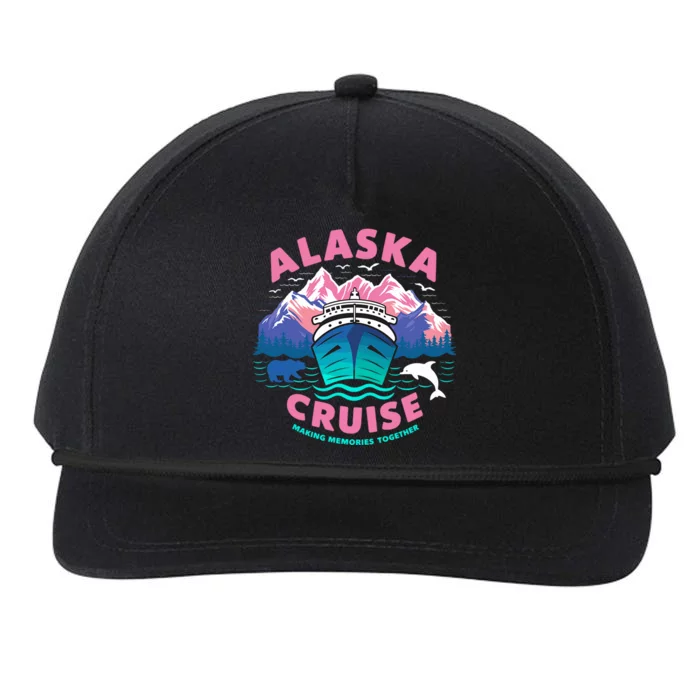 Making Memories Together Alaskan Animals Alaska Cruise 2024 Snapback Five-Panel Rope Hat