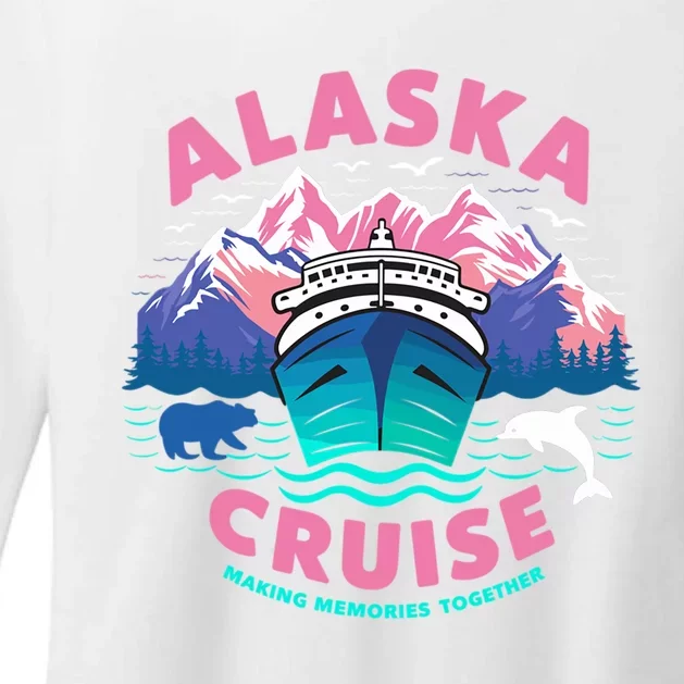 Making Memories Together Alaskan Animals Alaska Cruise 2024 Womens CVC Long Sleeve Shirt