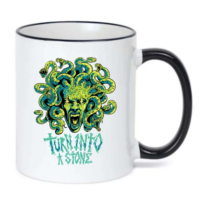 Medusa Monster Turn Into Stone Black Color Changing Mug