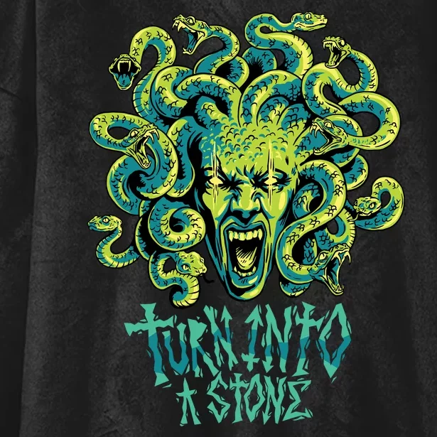 Medusa Monster Turn Into Stone Hooded Wearable Blanket