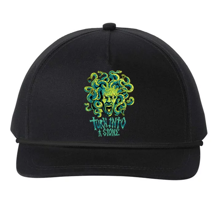 Medusa Monster Turn Into Stone Snapback Five-Panel Rope Hat