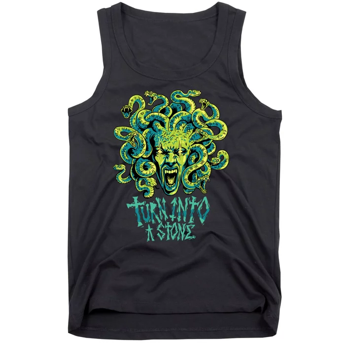 Medusa Monster Turn Into Stone Tank Top