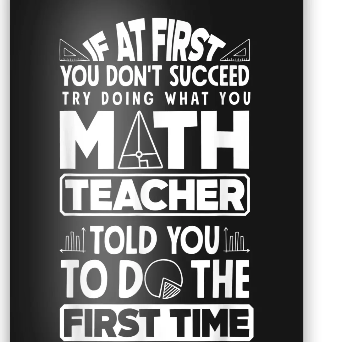 Mathematics Math Teacher Algebra Funny Poster