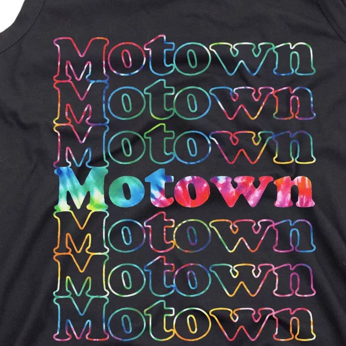 Motown Music Tie Dye Tank Top