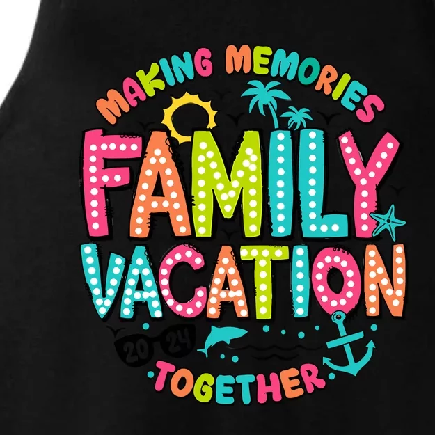 Making Memories Together Family Vacation 2024 Ladies Tri-Blend Wicking Tank