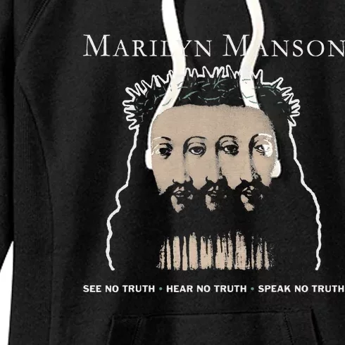 M.A.R.I.L.Y.N Manson – Tripple Jesus Women's Fleece Hoodie