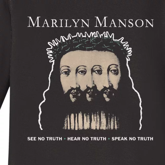 M.A.R.I.L.Y.N Manson – Tripple Jesus Baby Long Sleeve Bodysuit