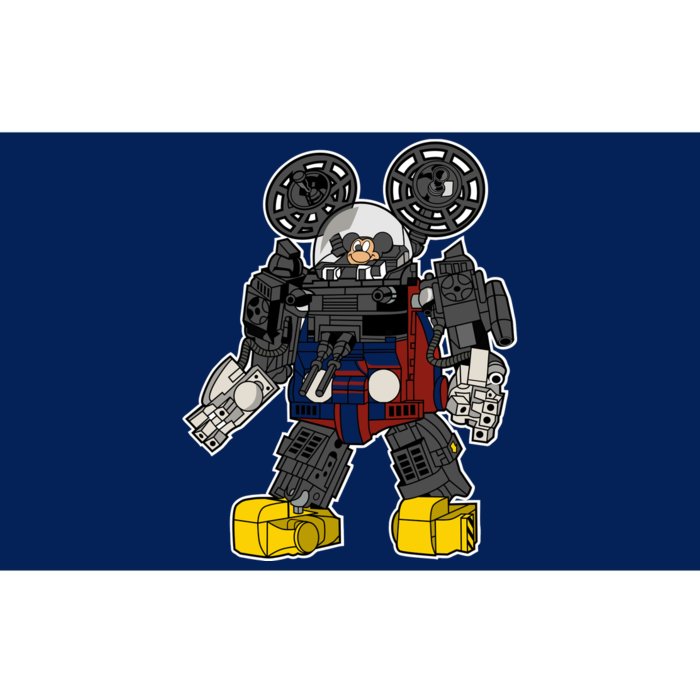 Mecha Mouse Unique Robot Illustration Bumper Sticker