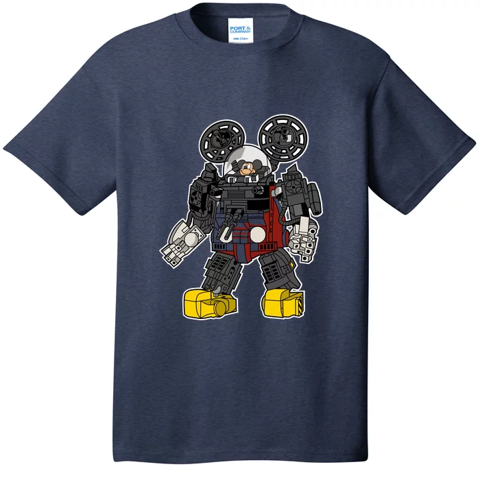 Mecha Mouse Unique Robot Illustration T-Shirt