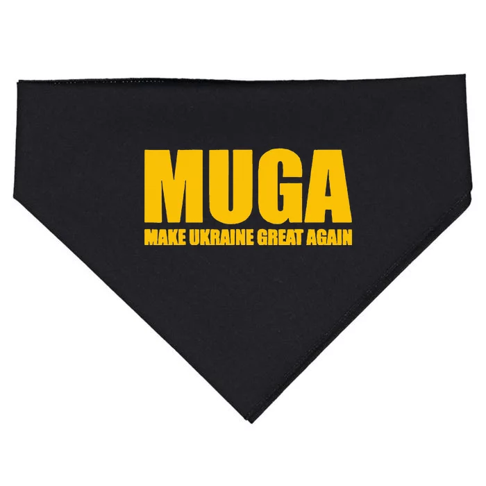 Muga Make Ukraine Great Again USA-Made Doggie Bandana