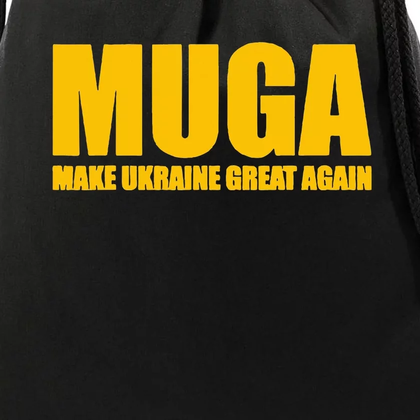 Muga Make Ukraine Great Again Drawstring Bag