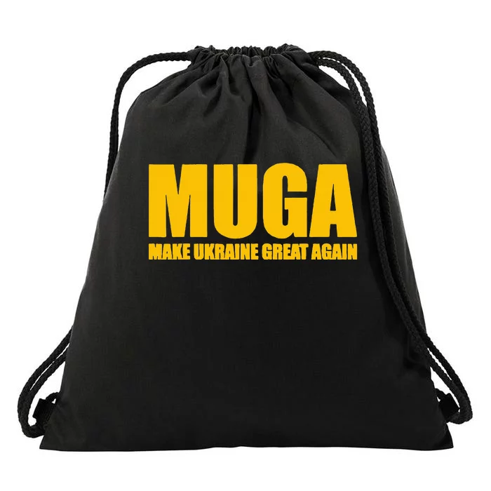 Muga Make Ukraine Great Again Drawstring Bag