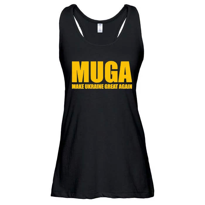 Muga Make Ukraine Great Again Ladies Essential Flowy Tank