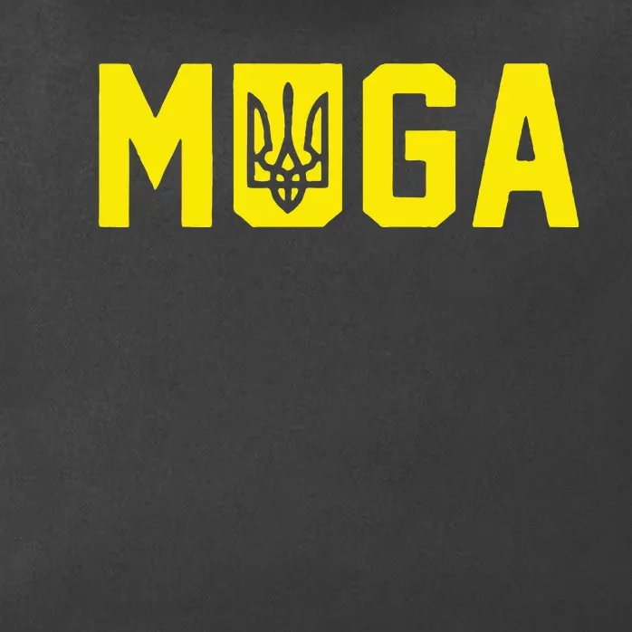 Muga Make Ukraine Great Again Support Zip Tote Bag