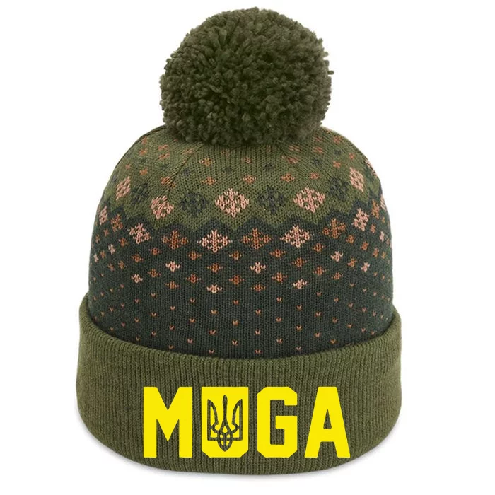 Muga Make Ukraine Great Again Support The Baniff Cuffed Pom Beanie