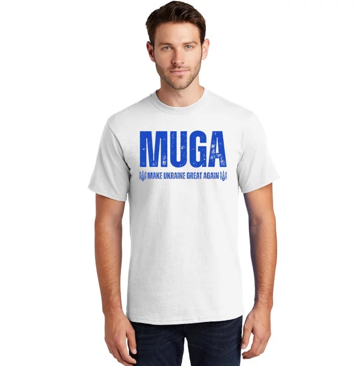 Muga Make Ukraine Great Again Support Tall T-Shirt