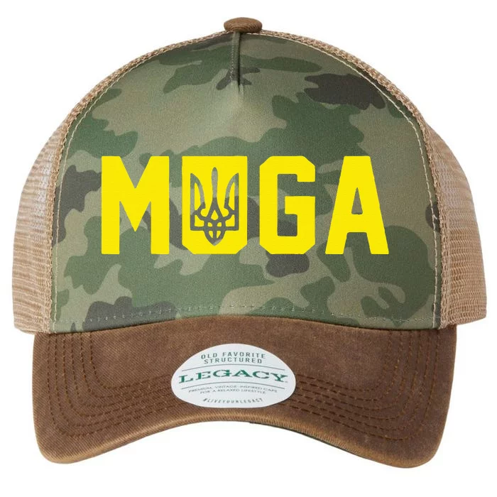 Muga Make Ukraine Great Again Support Legacy Tie Dye Trucker Hat