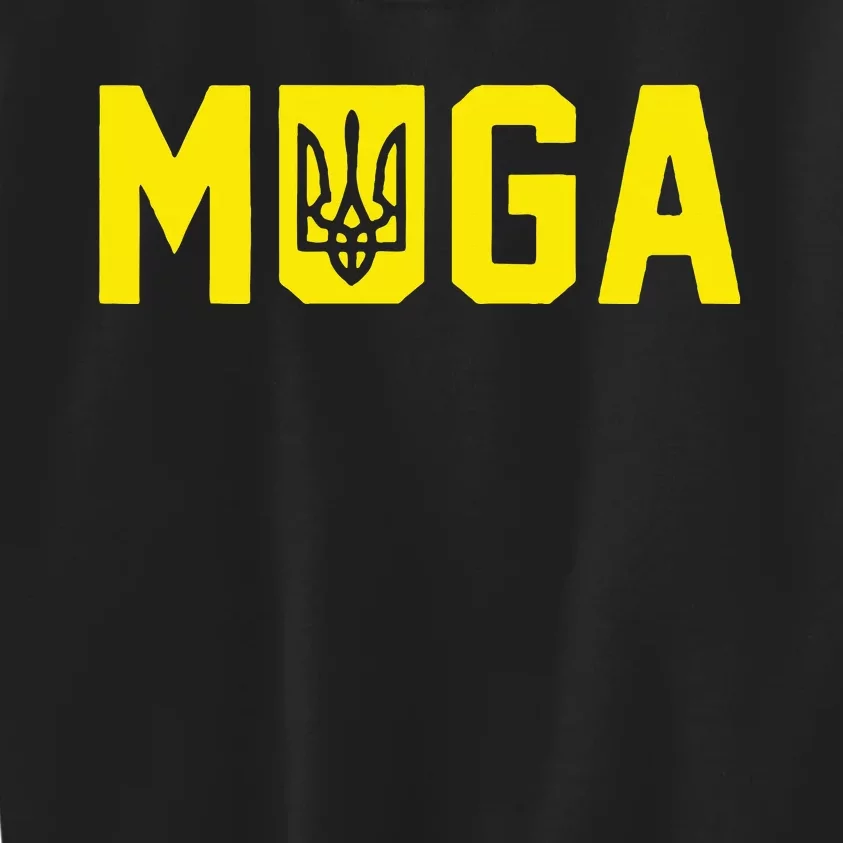 Muga Make Ukraine Great Again Support Kids Sweatshirt