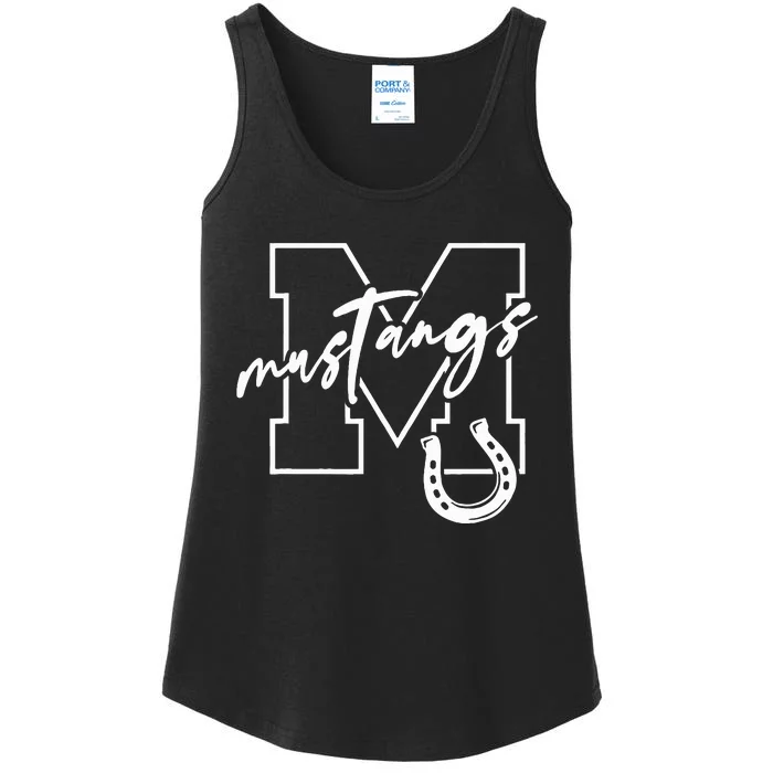 Mustangs Ladies Essential Tank