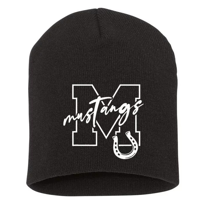 Mustangs Short Acrylic Beanie