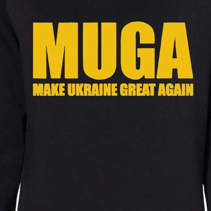 Muga Make Ukraine Great Again Womens California Wash Sweatshirt