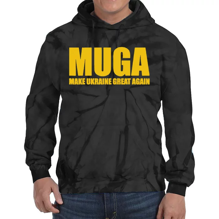 Muga Make Ukraine Great Again Tie Dye Hoodie