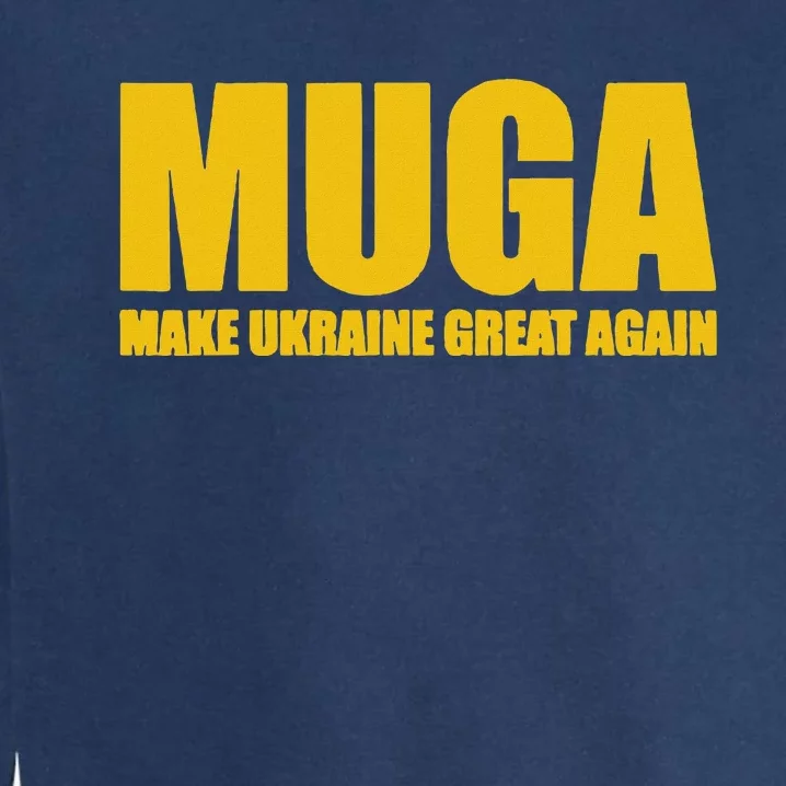 Muga Make Ukraine Great Again Garment-Dyed Sweatshirt