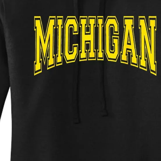 Michigan Mi Usa United States Women's Pullover Hoodie