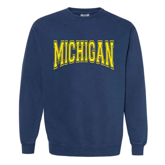 Michigan Mi Usa United States Garment-Dyed Sweatshirt