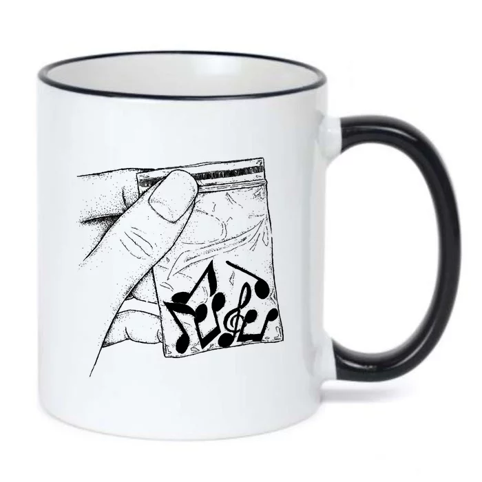 Music Black Color Changing Mug