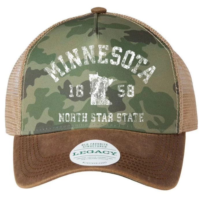 Minnesota Mn Vintage Sports Design Minnesotan Legacy Tie Dye Trucker Hat